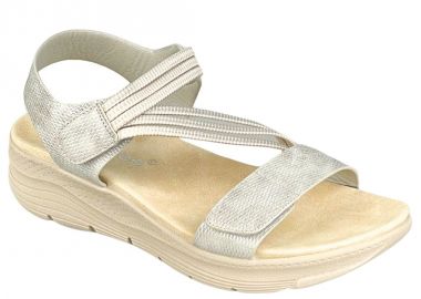 Πέδιλα γυναικεία | Ανατομικά | Amarpies | ABZ28606| Ασημί - Amarpies - 